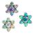 1.2mm Gauge Threadless Titanium Opal Flower Labret - view 4