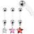 Star Jewel Flexible Belly Bar - view 2