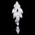 Sterling Silver Reverse Jewelled Cluster Tail Belly Bar - view 2