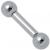 5mm Gauge Steel Barbell - view 1