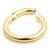 4mm Gauge Hinged 24ct Gold PVD Segment Ring - view 2