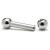 4mm Gauge Titanium Barbell - Internally-Threaded - view 1