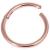 0.8mm Hinged PVD Rose Gold on Steel Smooth Segment Ring - view 1