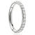 Titanium Full Pave Set Eternity Hinged Ring - view 1