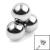 1.2mm Gauge Titanium Trinity Ball Attachment - Internally-Threaded - view 1