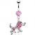 Jewelled Puppy Dog Belly Bar - view 1