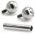 1.2mm Gauge Titanium Jewelled Barbell - Internally-Threaded - view 2