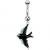 Jewelled Enamel Bird Belly Bar - view 1