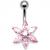 Jewelled Flower Belly Bar - view 3
