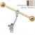 Industrial Scaffold Barbell - Teddy Bear & Balloon - view 1