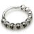 1.2mm Gauge Jewelled Steel Hinged Segment Ring - view 1