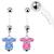 Baby Suit Flexible Belly Bar - view 2