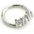 1.2mm Gauge Triple-Jewelled Steel Hinged Segment Ring - view 1