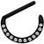 Jewelled PVD Black Nipple Clicker - view 2