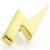 Threadless 18 Carat Yellow Gold Lightning Bolt Attachment - view 1