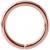 PVD Rose Gold Continuous Ring - view 1