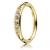 14ct Yellow Gold Jewelled Hinged Ring - view 1