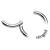 Hinged Titanium Triple Band Segment Ring - view 3