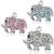 Jewelled Steel Elephant Belly Bar - view 2
