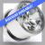 Steel Encased Jewel Two-Piece Plug - view 1