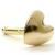 14ct Gold Heart Nose Bone - view 2