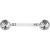 Jewelled Flexible Nipple Barbell - view 2