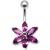Jewelled Flower Belly Bar - view 4