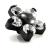 1.6mm Gauge Titanium PVD Black Jewelled 5-Petal Flower Banana - Internally-Threaded - view 2