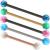 Industrial Scaffold Barbell - Opal Balls - view 2