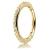 14ct Yellow Gold Jewelled Eternity Hinged Ring - view 2