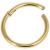 1.2mm Gauge Hinged PVD Gold Titanium Smooth Segment Ring - view 1