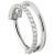 Titanium Jewelled Hinged Segment Ring - view 1