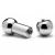 8mm Gauge Steel Barbell - Internally Threaded - view 3