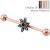 Industrial Scaffold Barbell - Snowflake - view 1