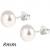 Sterling Silver Real Freshwater Pearl Earrings - view 1