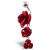 Sterling Silver Three Roses Belly Bar - view 2