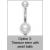 Christmas Belly Bar - White Baby Reindeer - view 4