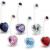 Clear BioFlex Belly Bar - Heart - view 2