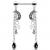 Steel Moon & Jewelled Tassels Nipple Barbell - view 1