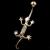 9ct Gold Gecko Belly Bar - view 4