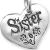 Sterling Silver 'Sister' Belly Bar - view 2