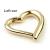 14ct Yellow Gold Heart Hinged Ring - view 1