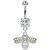 Steel Jewelled Bee Belly Bar - view 1