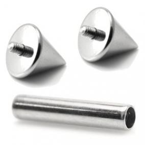 internally coned barbell