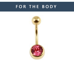 PVD Gold Belly Bars